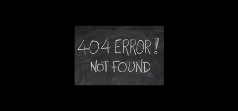 404 error - Not found